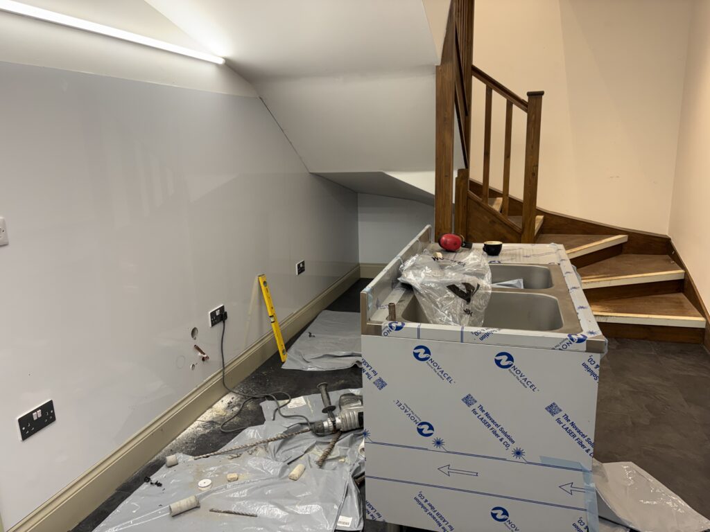 Counter Building for our super new Coffee Machine!